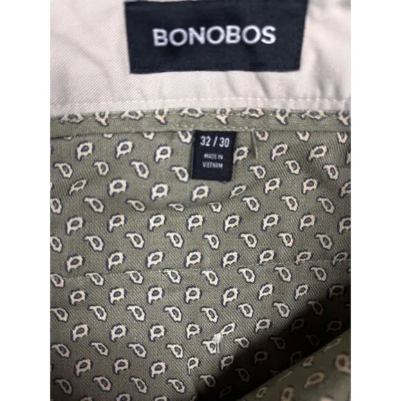 STUNNING Bonobos Slim Tailored  Chino Pants Khaki - Size 32x30