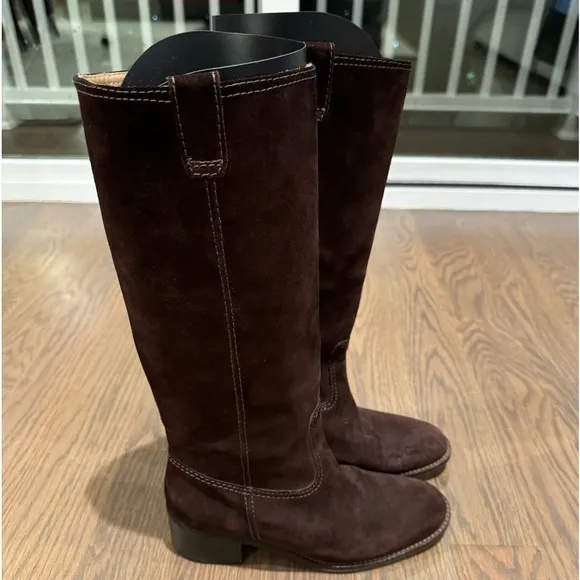 Superfeet  boots 100% leather brown suede feeling in the outside