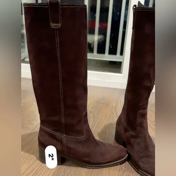 Superfeet  boots 100% leather brown suede feeling in the outside