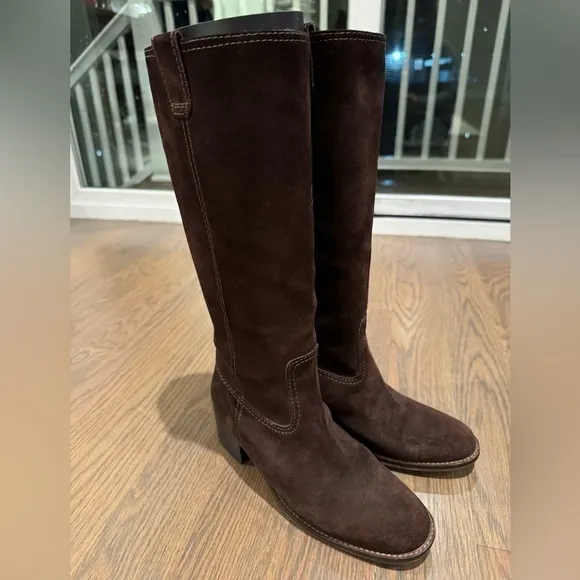 Superfeet  boots 100% leather brown suede feeling in the outside