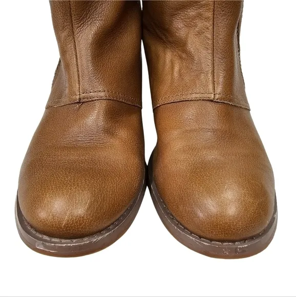 Tahari Andy Double Zipper Leather Boots