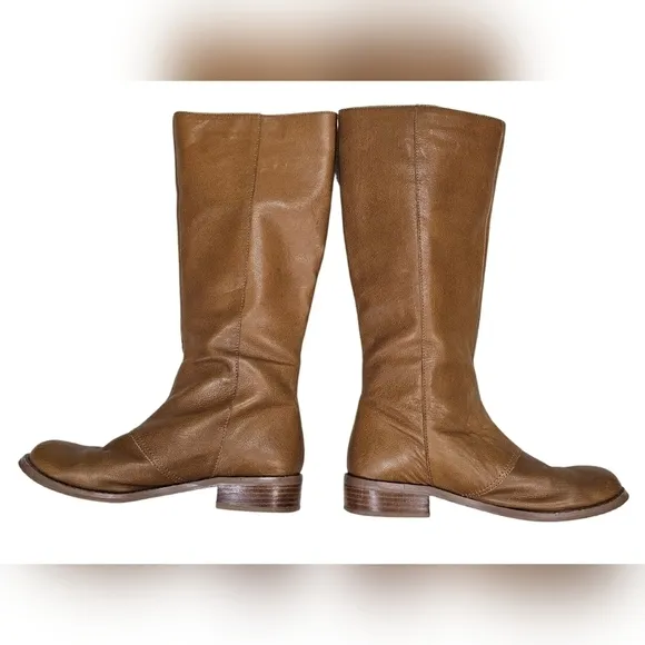 Tahari Andy Double Zipper Leather Boots