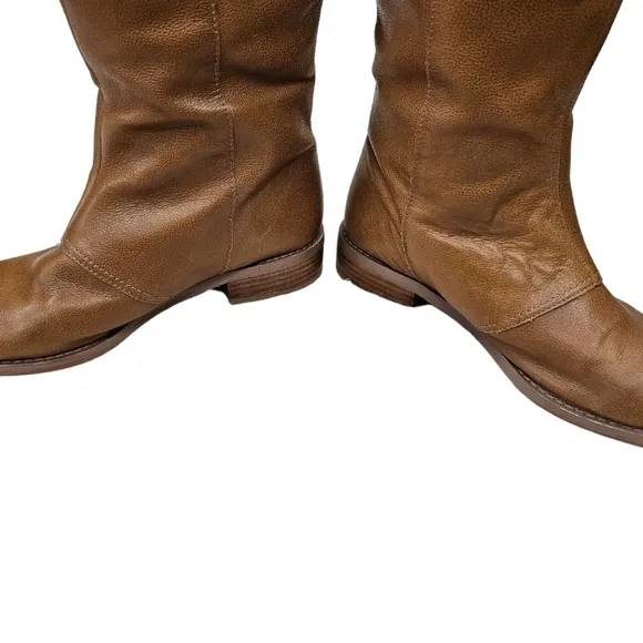 Tahari Andy Double Zipper Leather Boots