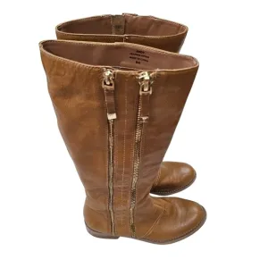 Tahari Andy Double Zipper Leather Boots