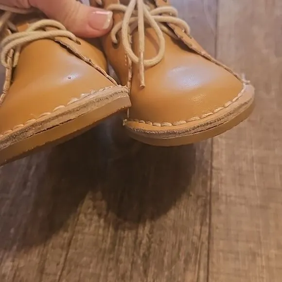 Tan Kids Boots