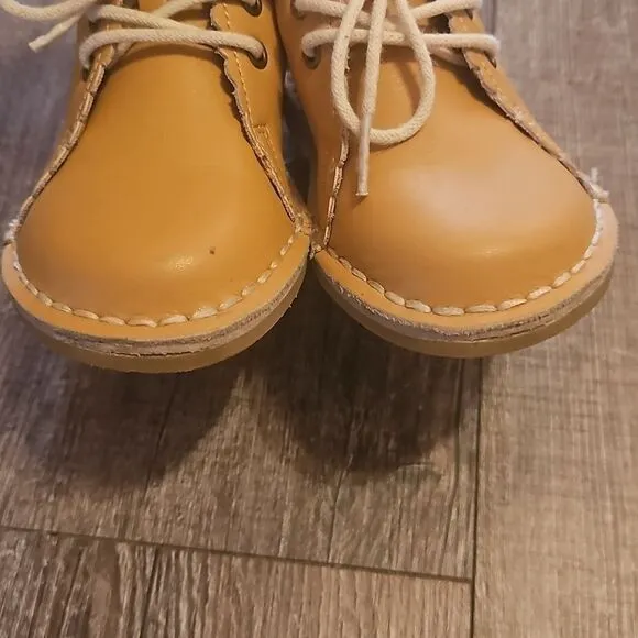 Tan Kids Boots