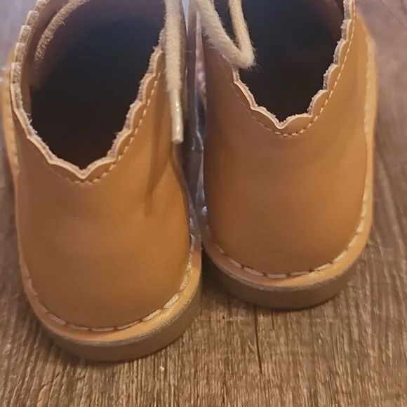 Tan Kids Boots