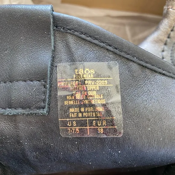 Taos Leather Ankle Boots 38