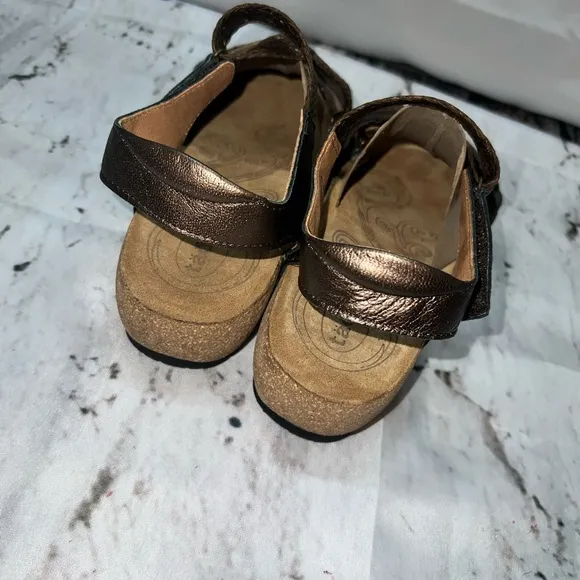 Taos Trulie Braided Leather Sandals - Bronze 9-91/2