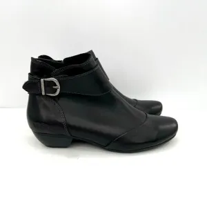 Taos Women’s Leather Comfort Ankle Booties Buckle Zip Boots Shoes