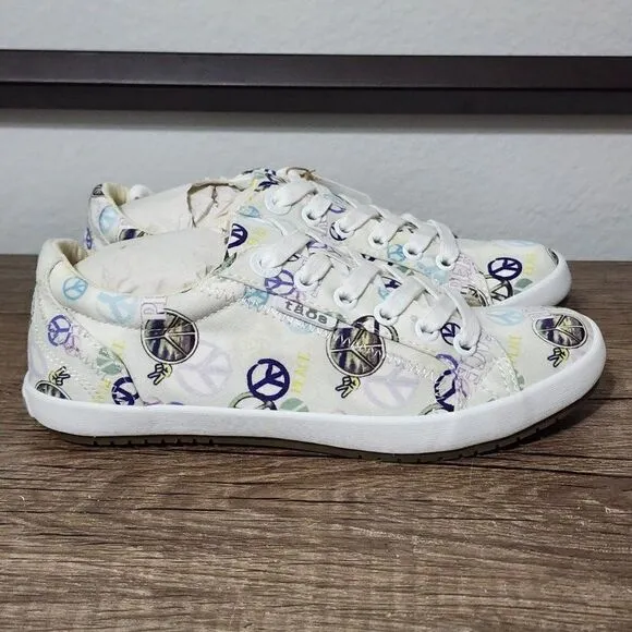 Taos Star Women's Casual Shoes Size 5 White Peace