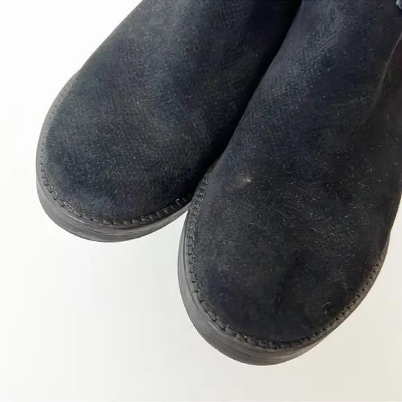 Tara M  Keegan  Ankle Boots Suede Black Size 38
