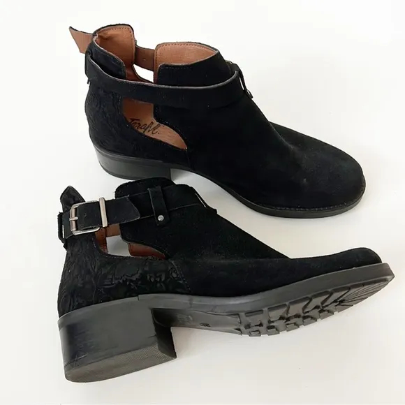 Tara M  Keegan  Ankle Boots Suede Black Size 38