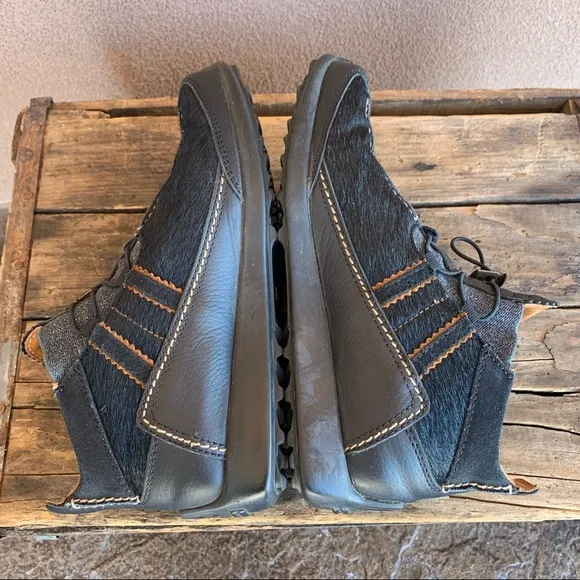 Tecnica Black Cowhide Ankle Boots
