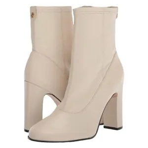 Ted Baker Leather Marsah Ankle Boots Ecru NEW with BOX Size 39 EU / 9 US