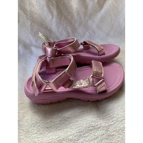 Teva Hurricane XLT2 Christian Cowan Pink Sandals Womens 6 Glitter