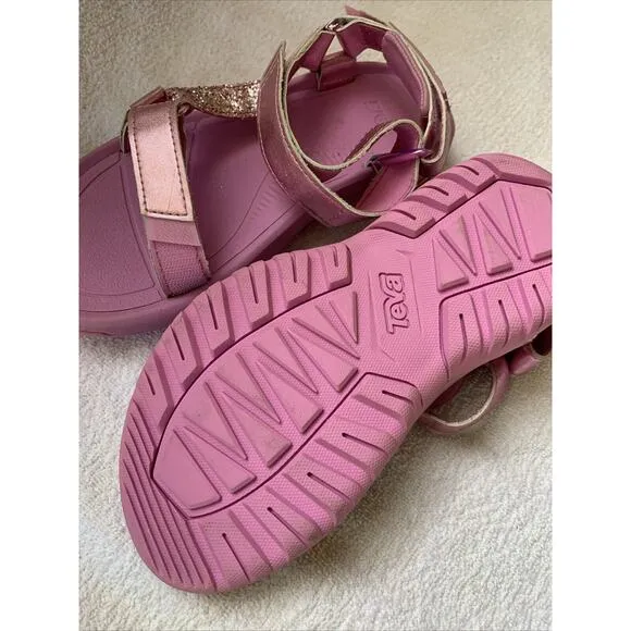 Teva Hurricane XLT2 Christian Cowan Pink Sandals Womens 6 Glitter