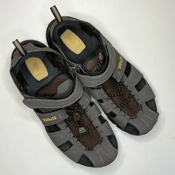 Teva Mens Forebay Sport Sandals, Turkish Coffee / Brown Men’s Size 12