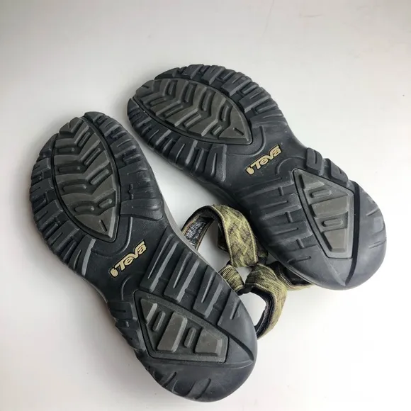 Teva Men’s Hurricane Sandals in Wavy Trail Green