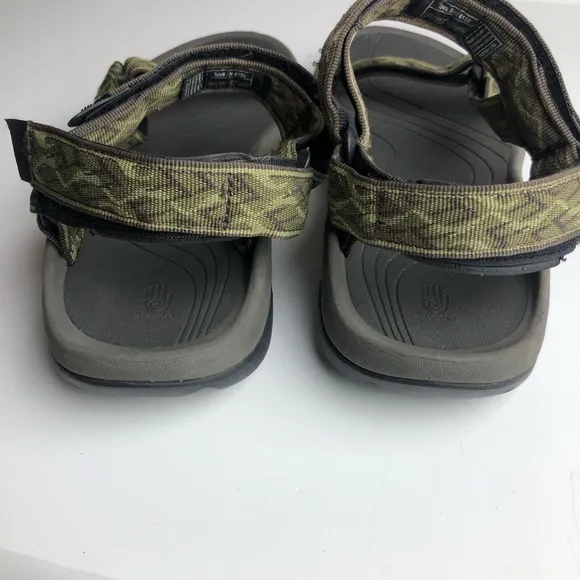 Teva Men’s Hurricane Sandals in Wavy Trail Green