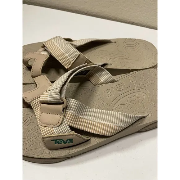 Teva Men’s Revive‎ 95 Slides Beige Size 10 (1124052)