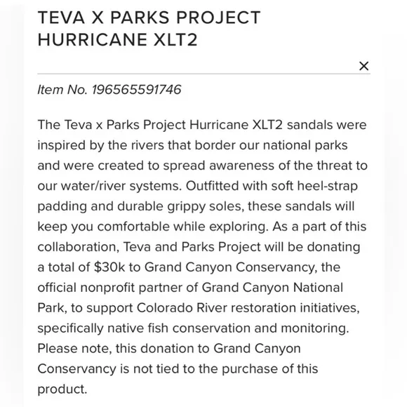 Teva x Parks Project Hurricane XLT2 Dark Brown LIMITED EDITION 13