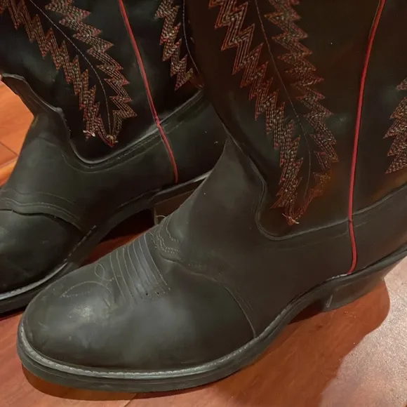 TEXAS LEATHER COWBOY BOOTS
