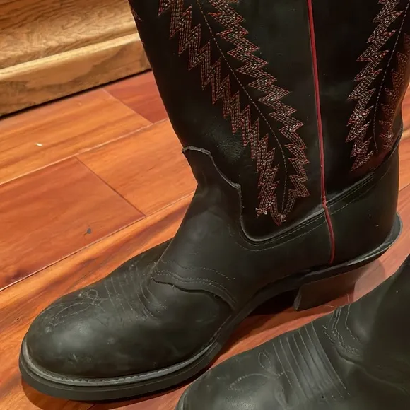 TEXAS LEATHER COWBOY BOOTS