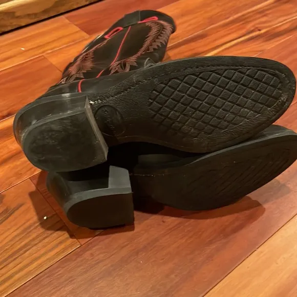 TEXAS LEATHER COWBOY BOOTS