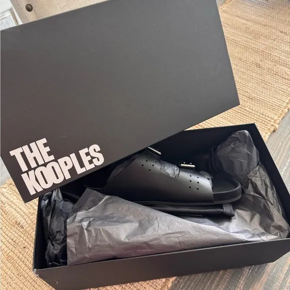 The Kooples Black Sandals