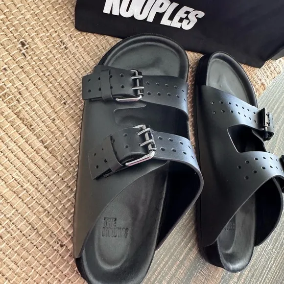 The Kooples Black Sandals