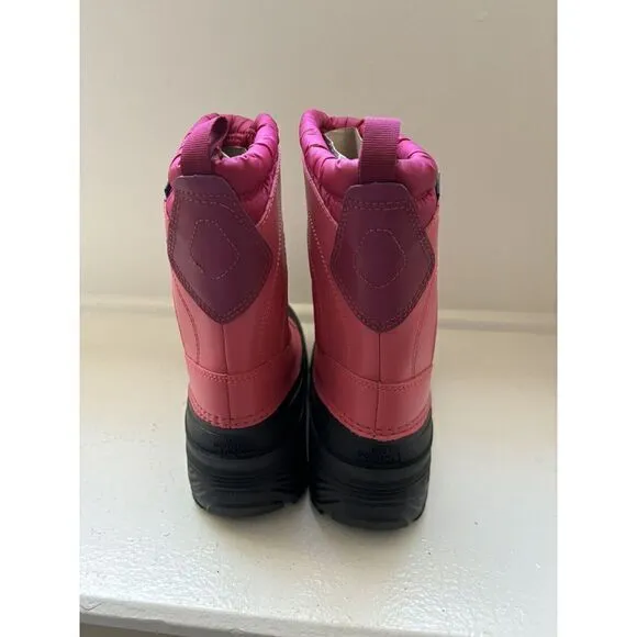 The North Face Boots Size 6 Youth Girl Pink Alpenglow IV Waterproof‎ Winter