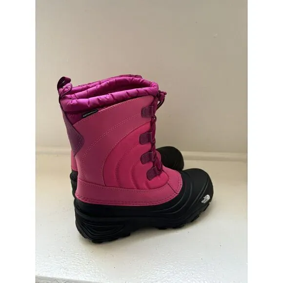 The North Face Boots Size 6 Youth Girl Pink Alpenglow IV Waterproof‎ Winter