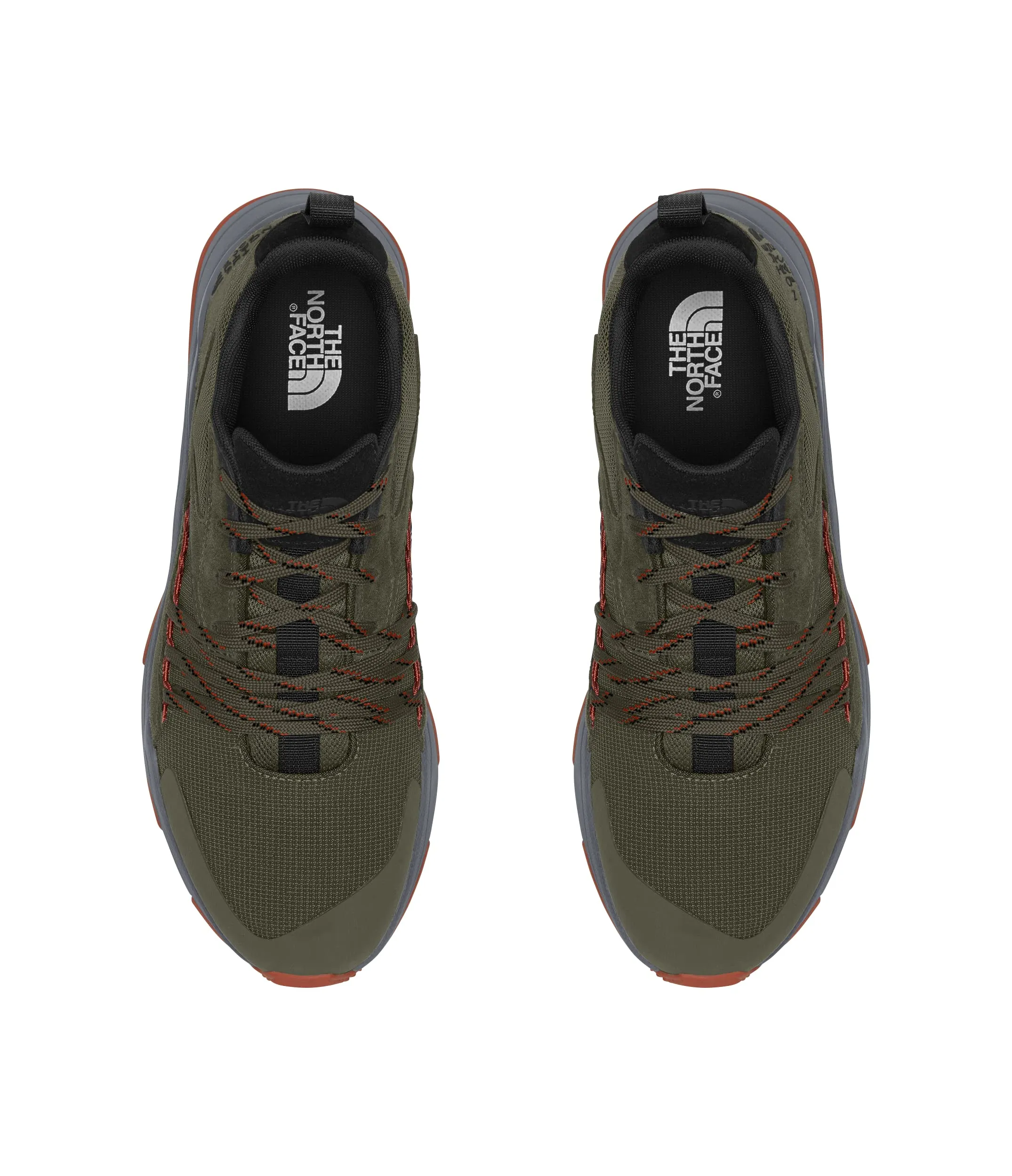 THE NORTH FACE Men's Low-Top, New Taupe Green TNF Black, 14 AU