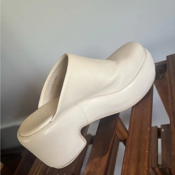 The Puff A Clog Women's Cream Platform Clogs