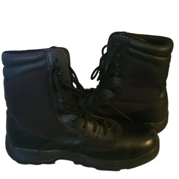 Thorogood Black Leather Hard Toe Hightop Work Boots Size 12