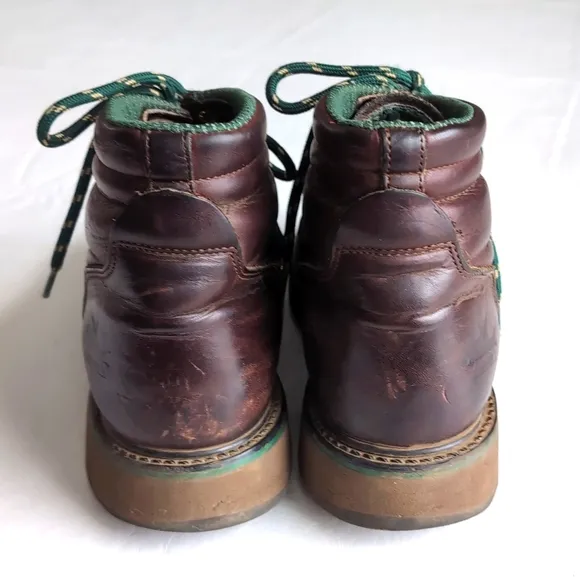 Thorogood Mens 804-4711 Lace Up Safety Toe Brown Leather Work Boots Men's Size 7