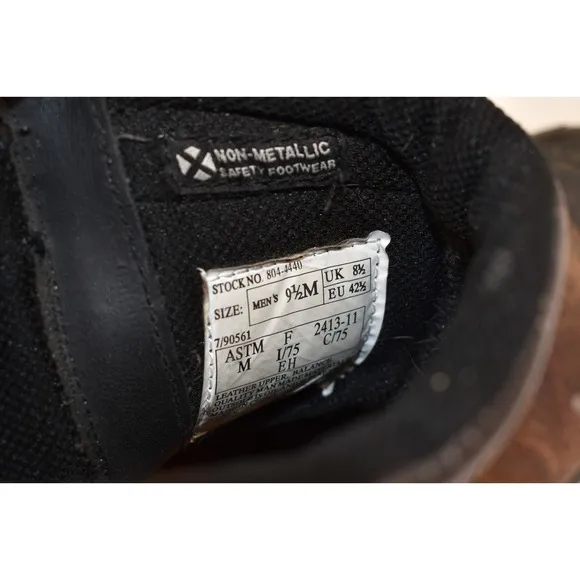 Thorogood Men's GEN-Flex2 8&quot; Wellington Work Boots Size 9.5M Side Zip 804-4440