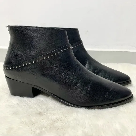 Thursday Boot Co Black Rein Women’s Casual Ankle Leather Boots Size 11