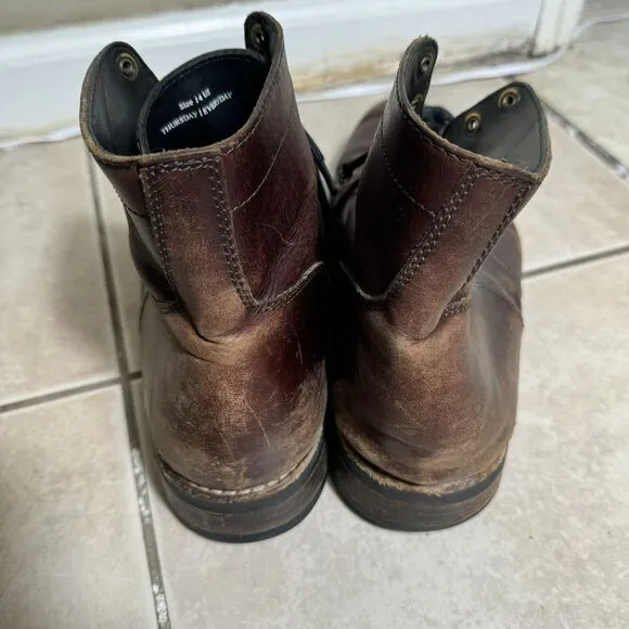 Thursday Boot Company Men’s 14 US Brown Leather Captain Boots Laces