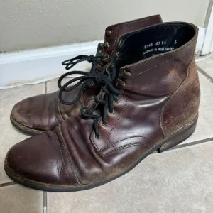 Thursday Boot Company Men’s 14 US Brown Leather Captain Boots Laces