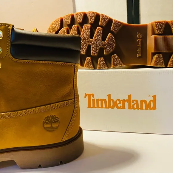 TIMBERLAND 6” DARK WHEAT SUEDE GUM SOLE BOOTS MENS TB 1A27TP 231 SIZE 13 NEW