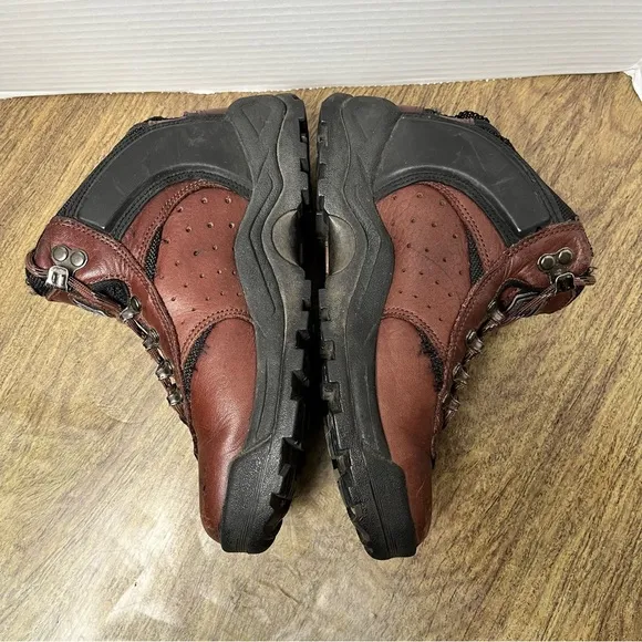 Timberland ACT Performance Hiking Lace Up Brown Leather Boots Size 7
