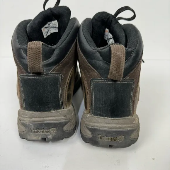 Timberland brown high top work boots