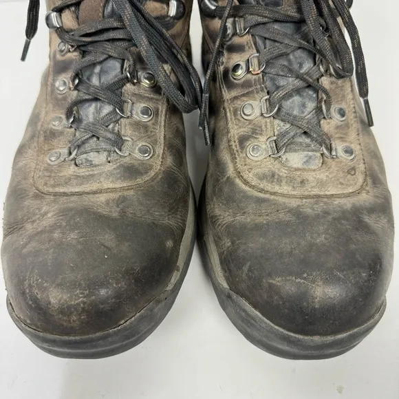Timberland brown high top work boots