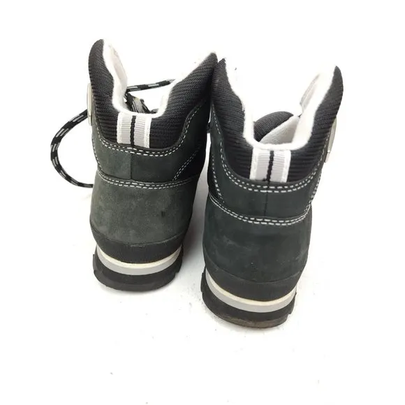 Timberland Euro Hiker Mens Hiking Boots Ankle Leather Gray Black Size 7 M