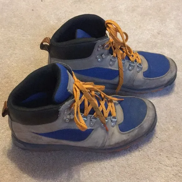 Timberland Hiking Boots in Blue and Tan