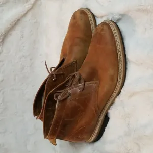 Timberland Mens Brown Leather Chukka Oxford Boots Size 9.5