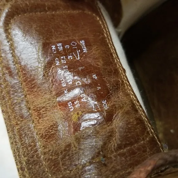 Timberland Mens Brown Leather Chukka Oxford Boots Size 9.5
