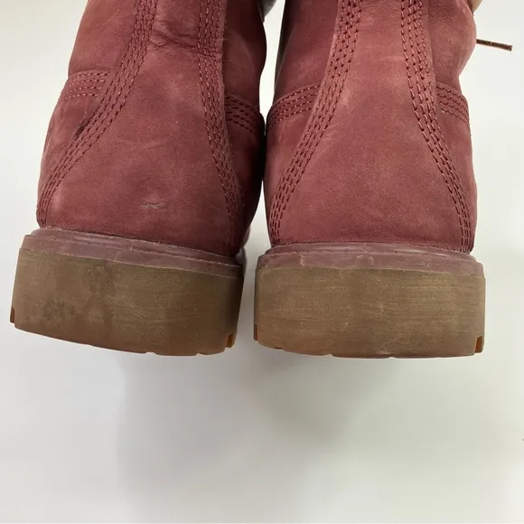 Timberland | Men's Waterproof Burgundy Tan Leather Boots Primaloft Size 10.5M